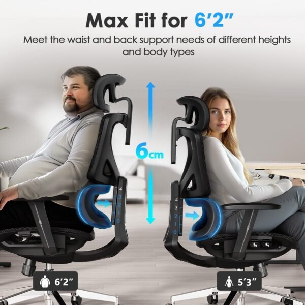 OdinLake L1 (Ergo UPGRADE 518) | Ergonomic Office Chair - Image 4