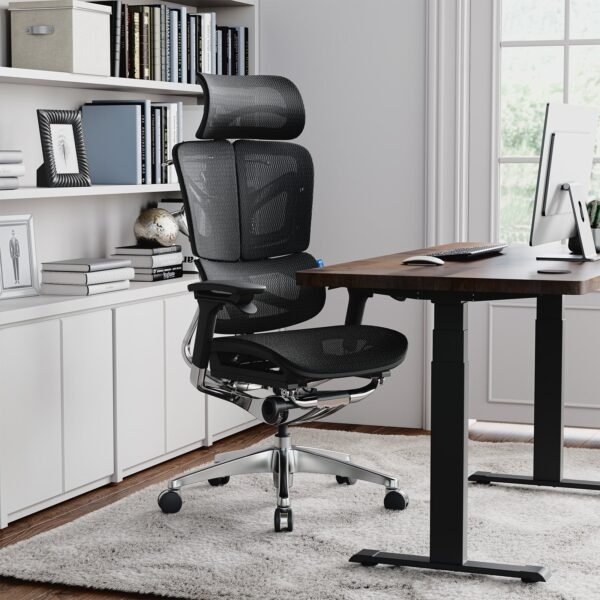 OdinLake O3 (Ergo BUTTERFLY 753) | WireControl™ Embedded Armrests Ergonomic Chair - Image 7