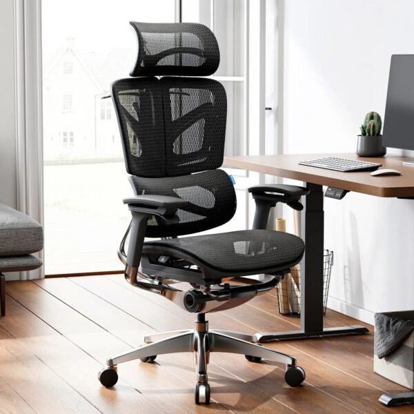 OdinLake O3 (Ergo BUTTERFLY 753) | WireControl™ Embedded Armrests Ergonomic Chair - Image 3